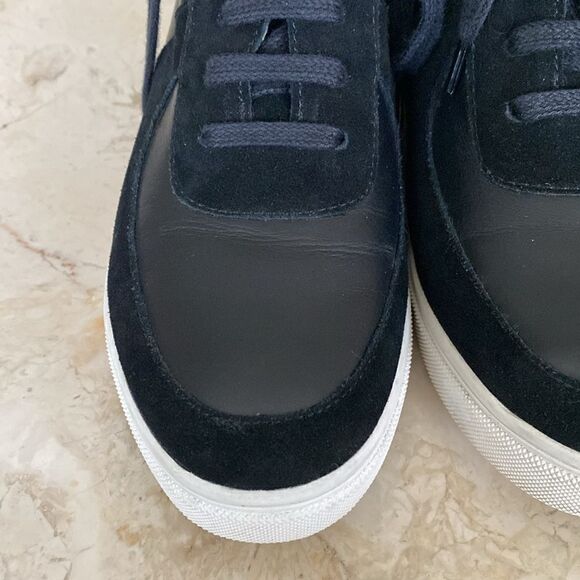 Blondo Goldy Wedge Sneakers Black Leather & Suede - Picture 6 of 15